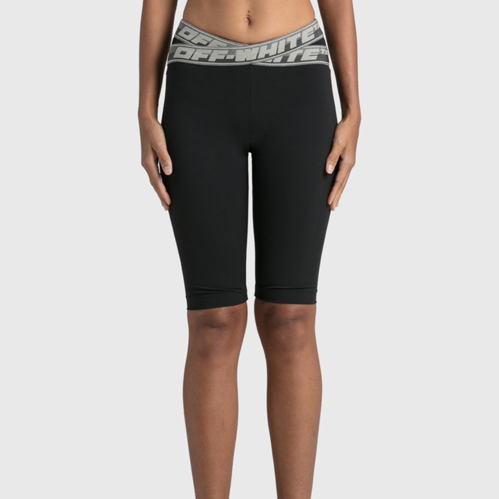 Off-White Athleisure Logo Waistband Shorts